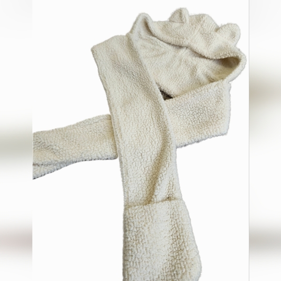 Hooded Scarf With Mittens & Ears - Picture 2 of 2